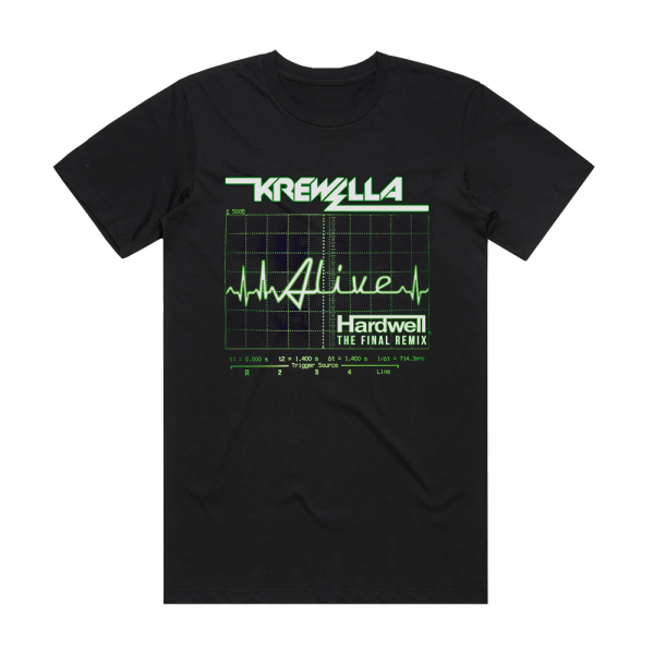 Krewella Alive Hardwell The Final Remix Album Cover T-Shirt Black