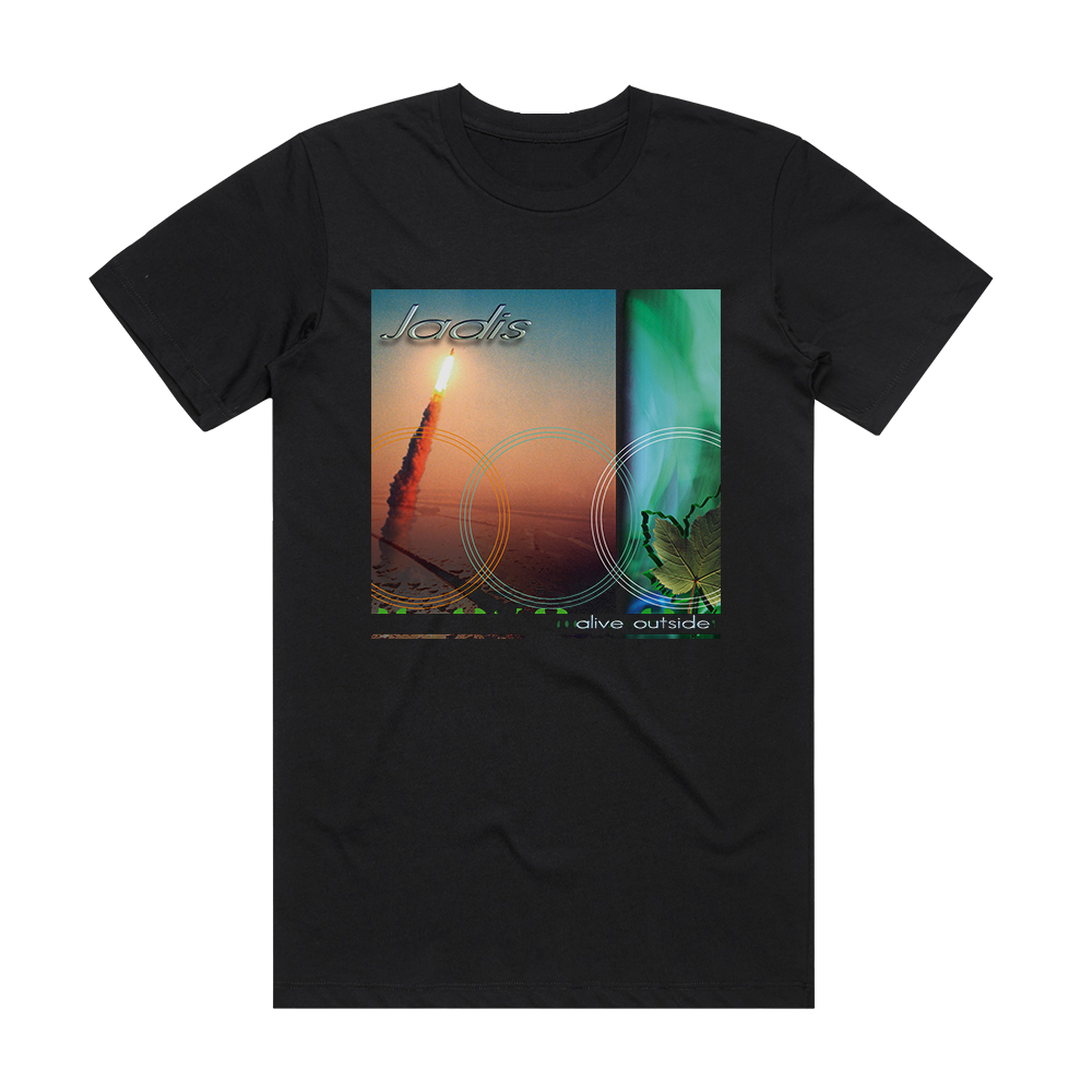 Jadis Alive Outside Album Cover T-Shirt Black