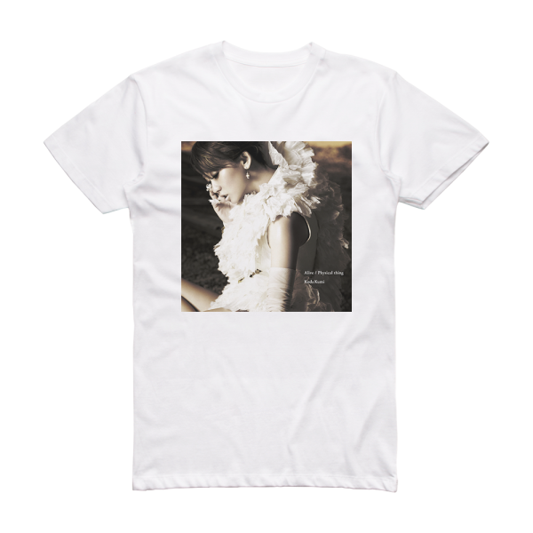 Kumi Koda Alive Physical Thing 2 Album Cover T-Shirt White