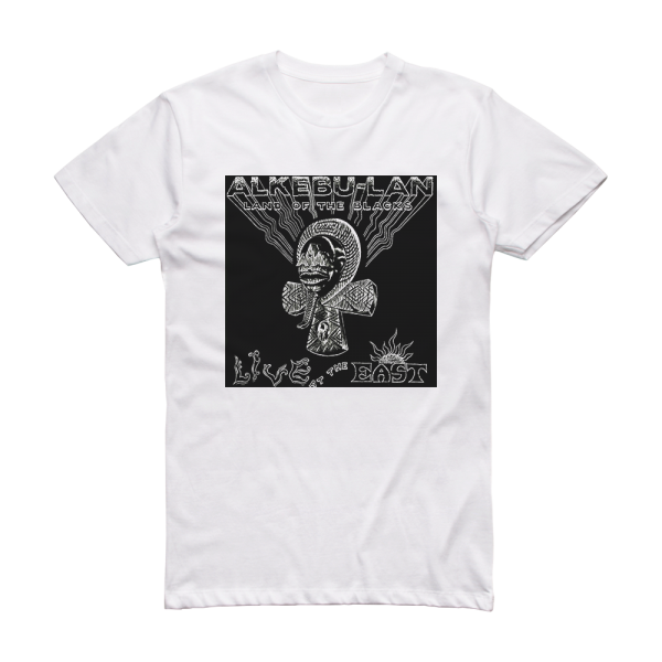 Mtume Umoja Ensemble Alkebu Lan Land Of The Blacks Album Cover T-Shirt White