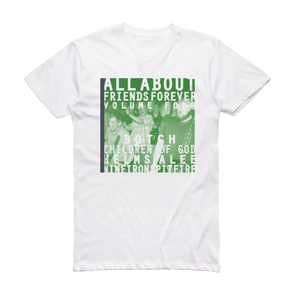 Helms Alee All About Friends Forever 1 Album Cover T-Shirt White