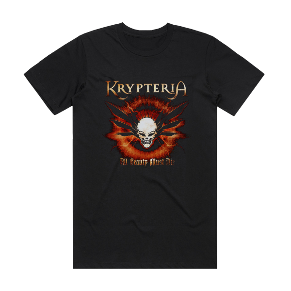 Krypteria All Beauty Must Die Album Cover T-Shirt Black