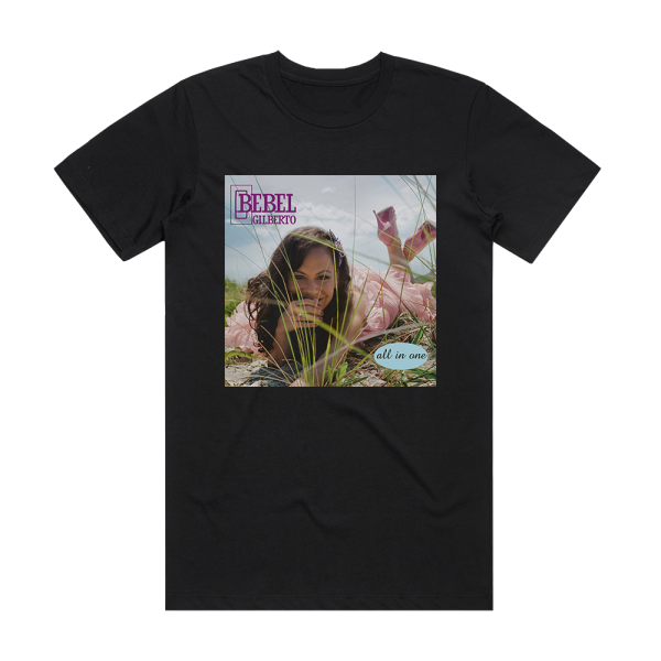 Bebel Gilberto All In One Album Cover T-Shirt Black