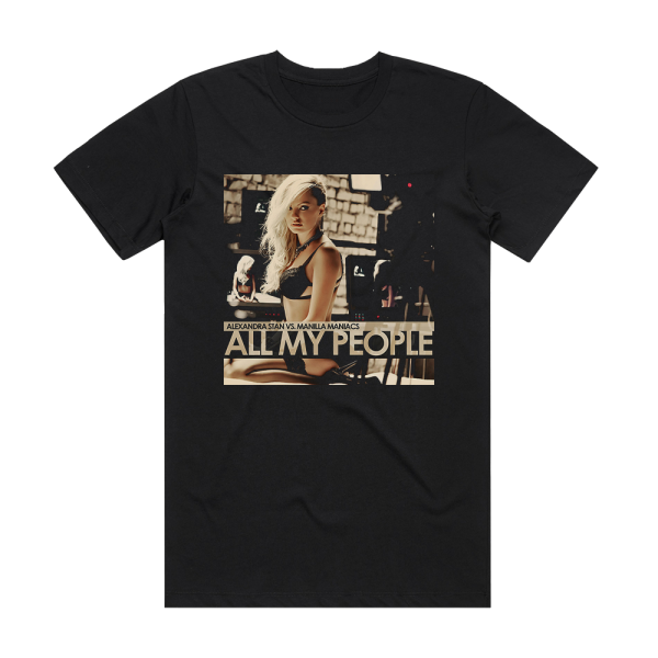 Alexandra Stan All My People 1 Album Cover T-Shirt Black