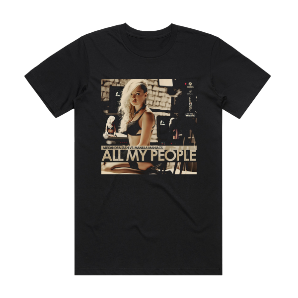 Alexandra Stan All My People 2 Album Cover T-Shirt Black