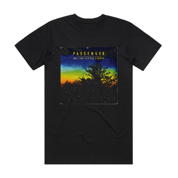 Passenger All The Little Lights Album Cover T-Shirt Black