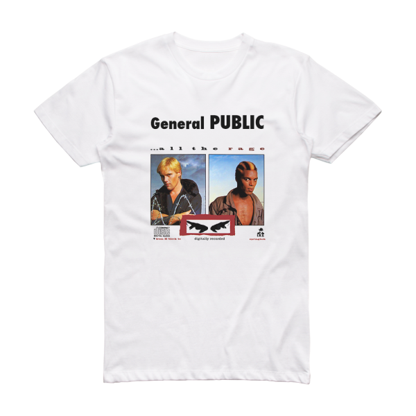 General Public All The Rage Album Cover T-Shirt White