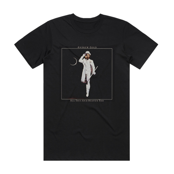 Andrew Gold All This And Heaven Too Album Cover T-Shirt Black