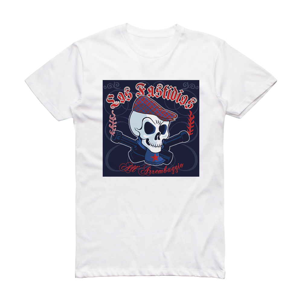 Los Fastidios Allarrembaggio Album Cover T-Shirt White
