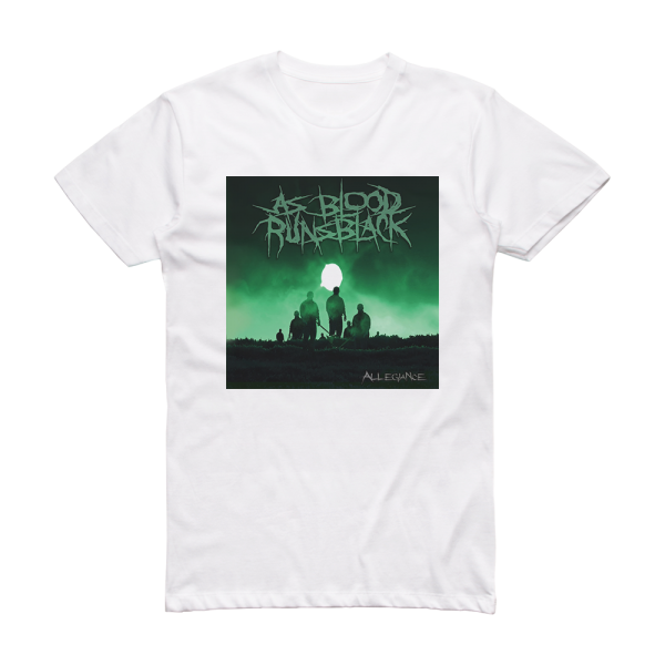 As Blood Runs Black Allegiance Album Cover T-Shirt White