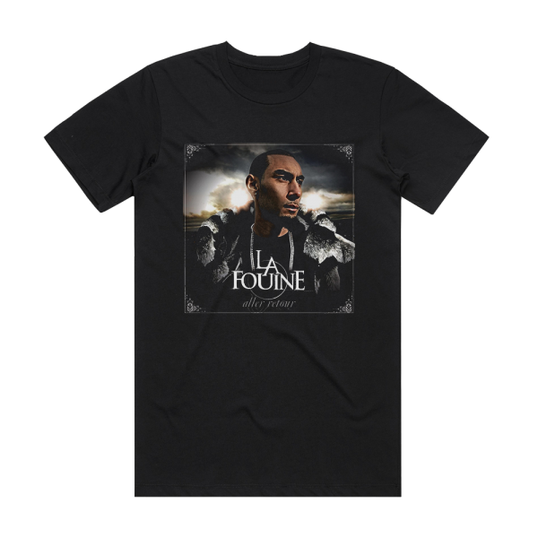 La Fouine Aller Retour Album Cover T-Shirt Black