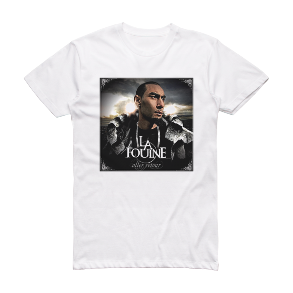 La Fouine Aller Retour Album Cover T-Shirt White