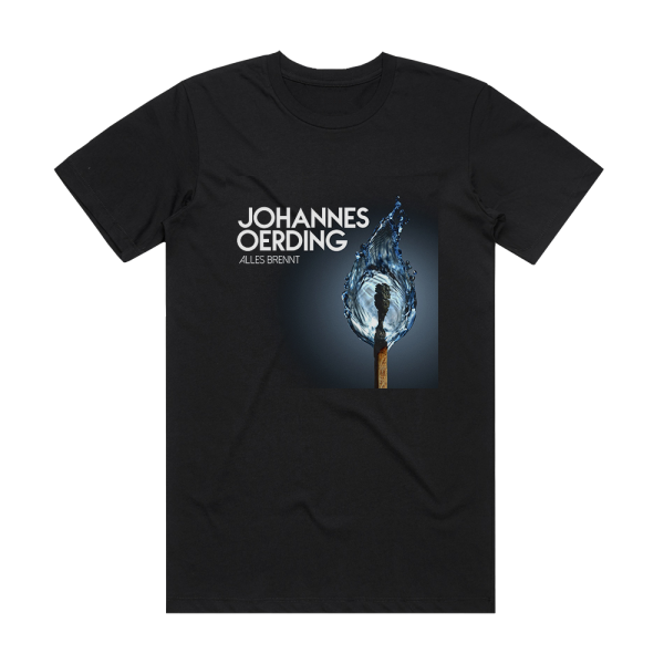 Johannes Oerding Alles Brennt Album Cover T-Shirt Black
