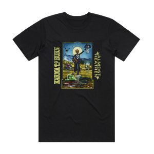 Karma to Burn Almost Heathen Album Cover T-Shirt Black