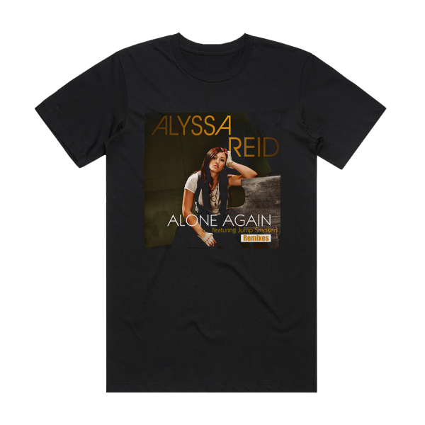 Alyssa Reid Alone Again 3 Album Cover T-Shirt Black