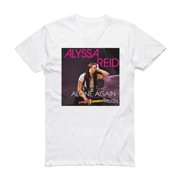 Alyssa Reid Alone Again 6 Album Cover T-Shirt White