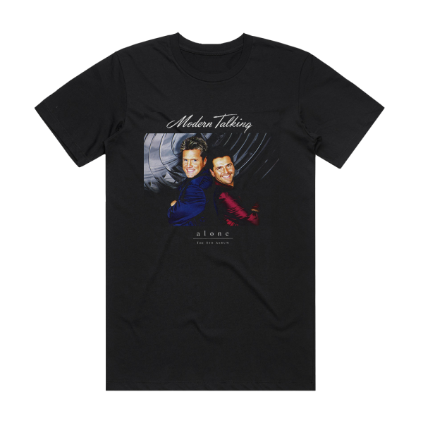 Modern Talking Alone The 8Th Album Album Cover T-Shirt Black