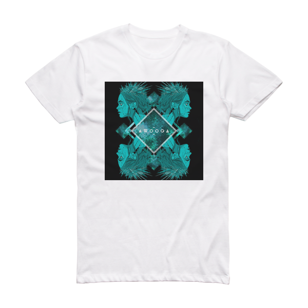 AWOOGA Alpha Album Cover T-Shirt White