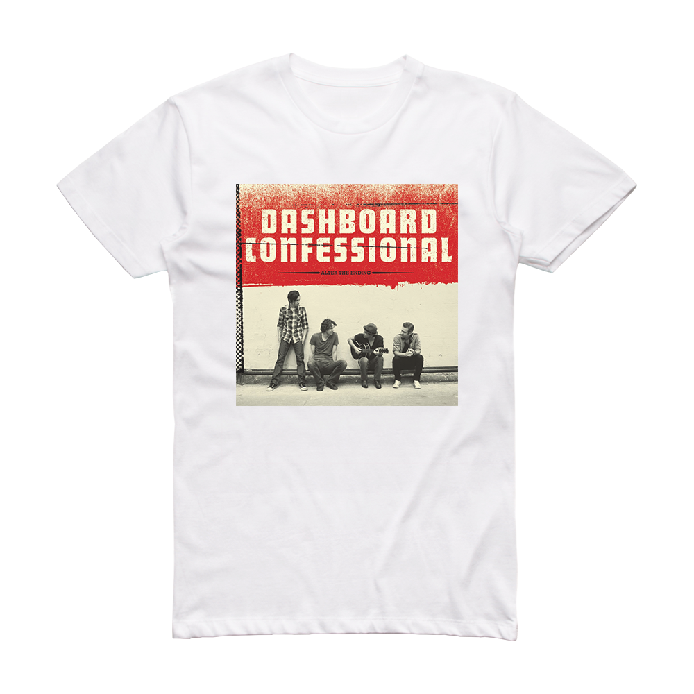 Dashboard Confessional Alter The Ending Album Cover T-Shirt White ...