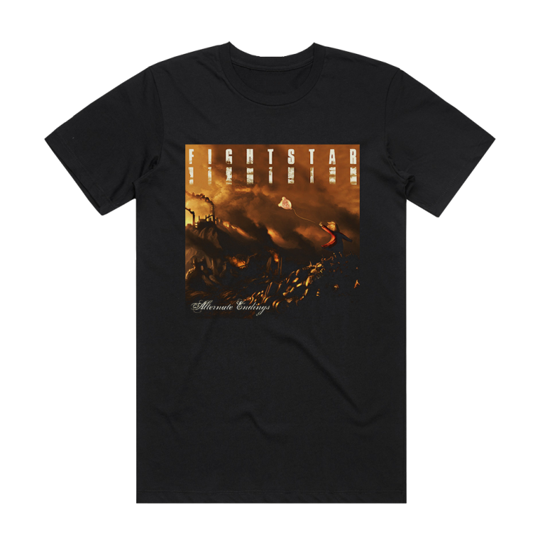 Fightstar Alternate Endings Album Cover T-Shirt Black – ALBUM COVER T ...