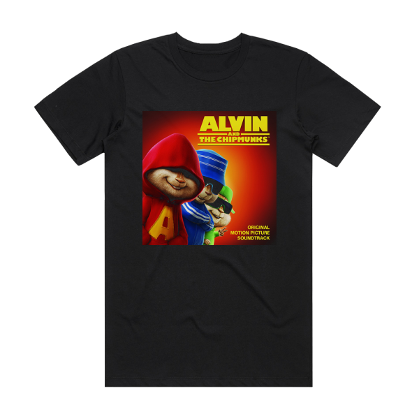 Christopher Lennertz Alvin And The Chipmunks Album Cover T-Shirt Black
