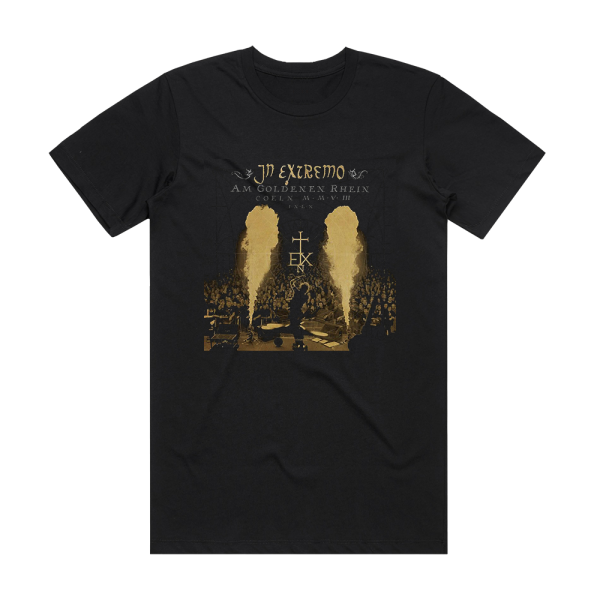In Extremo Am Goldenen Rhein Album Cover T-Shirt Black