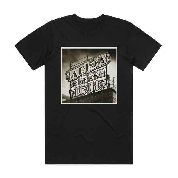 Arisa Amami Tour Album Cover T-Shirt Black