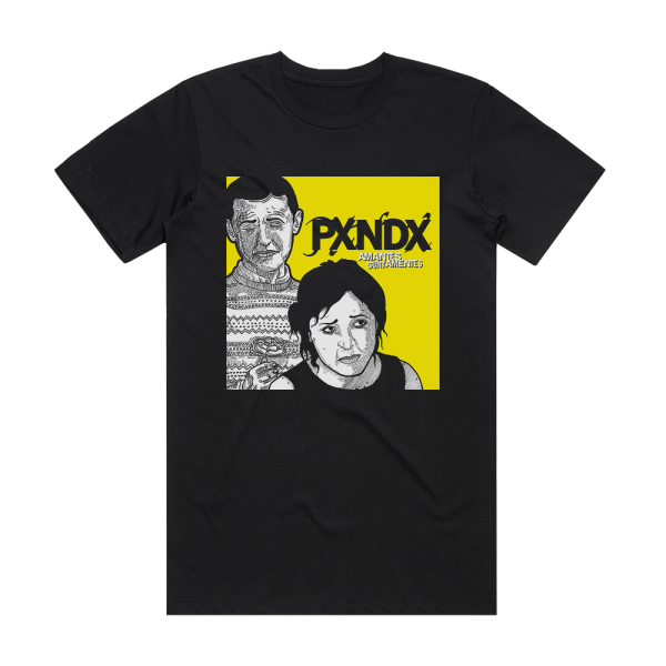 Panda Amantes Sunt Amentes Album Cover T-Shirt Black