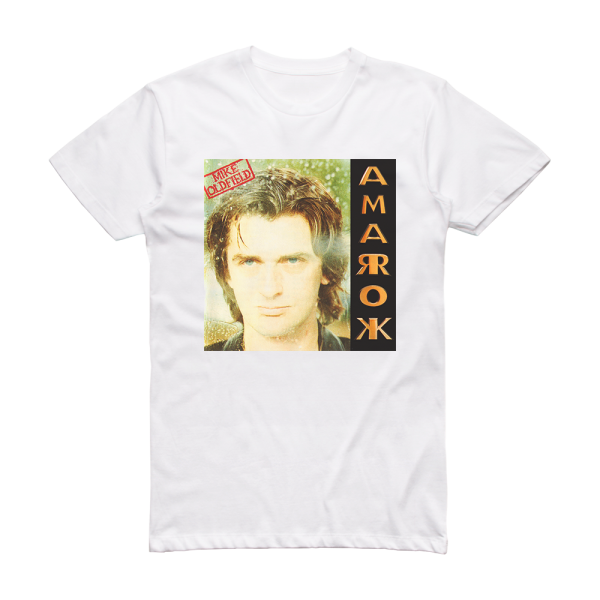 Mike Oldfield Amarok Album Cover T-Shirt White