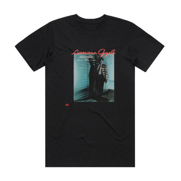 Giorgio Moroder American Gigolo Album Cover T-Shirt Black