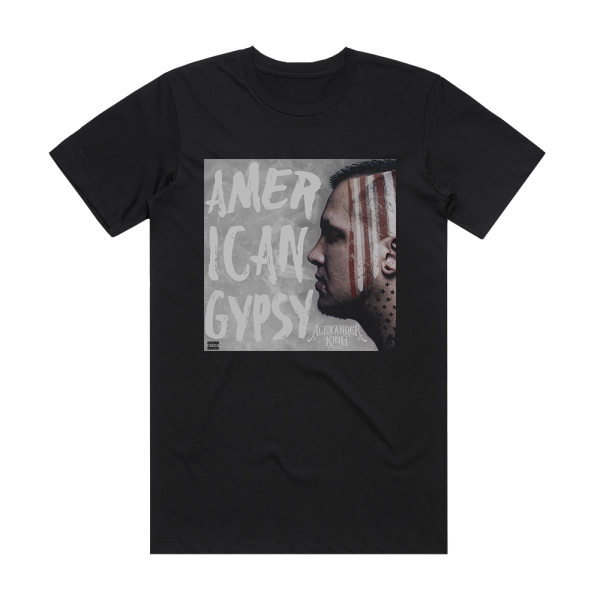 Alexander King American Gypsy Album Cover T-Shirt Black