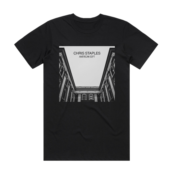 Chris Staples American Soft Album Cover T-Shirt Black