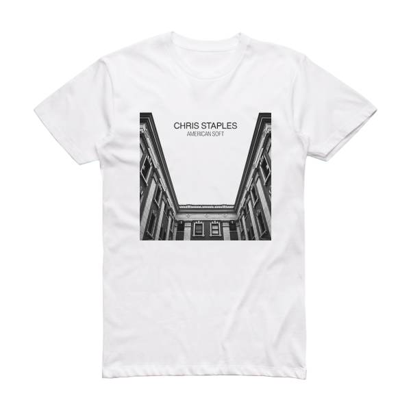 Chris Staples American Soft Album Cover T-Shirt White