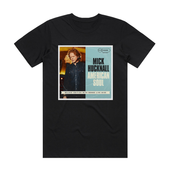 Mick Hucknall American Soul 2 Album Cover T-Shirt Black