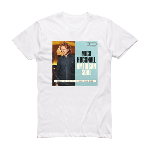 Mick Hucknall American Soul 2 Album Cover T-Shirt White