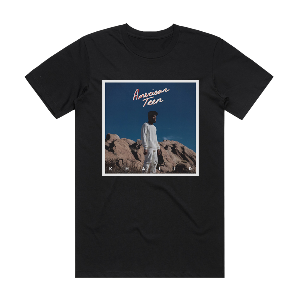 Khalid American Teen Album Cover T-Shirt Black