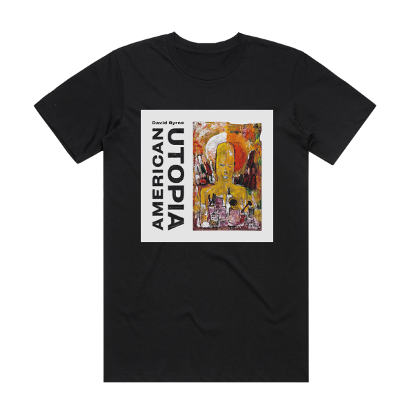 David Byrne American Utopia Album Cover T-Shirt Black