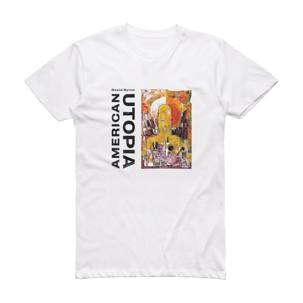 David Byrne American Utopia Album Cover T-Shirt White