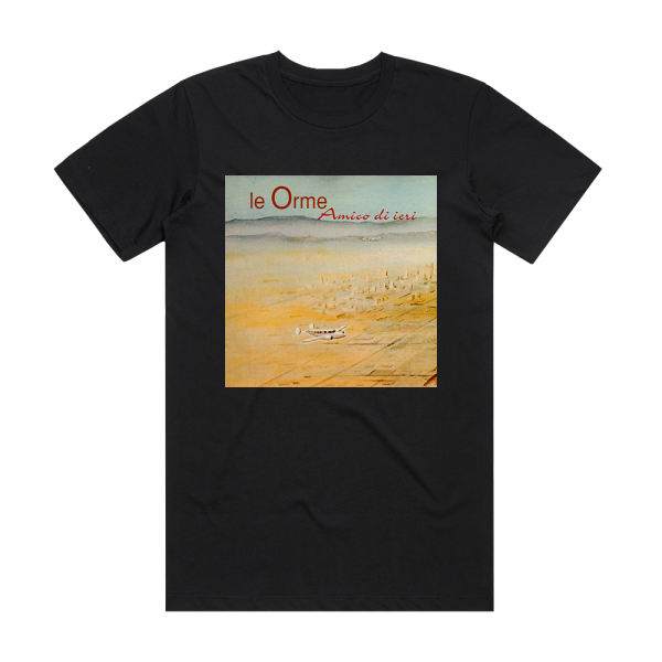 Le Orme Amico Di Ieri Album Cover T-Shirt Black