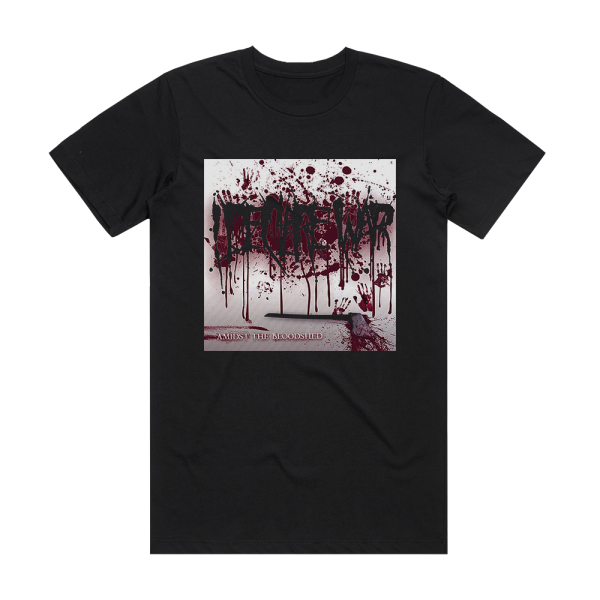 I Declare War Amidst The Bloodshed Album Cover T-Shirt Black