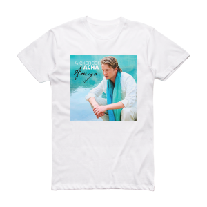 Alexander Acha Amiga Album Cover T-Shirt White