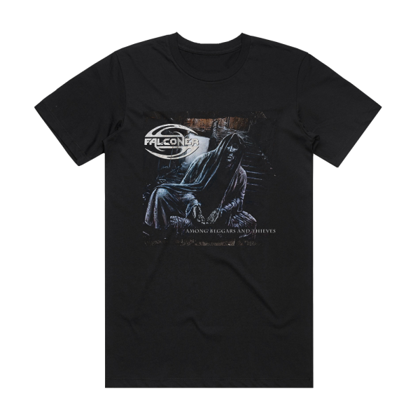 Falconer Among Beggars And Thieves Album Cover T-Shirt Black