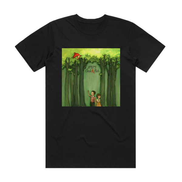 Among the Oak and Ash Among The Oak Ash Album Cover T-Shirt Black