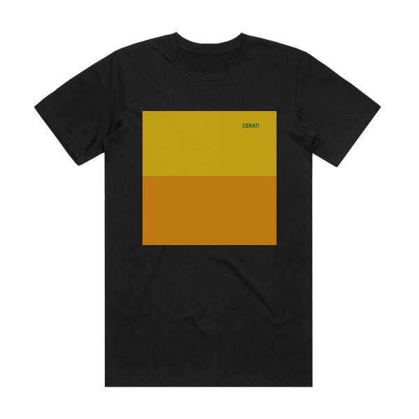 Gustavo Cerati Amor Amarillo Album Cover T-Shirt Black