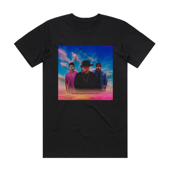 manny montes Amor Real Remix Album Cover T-Shirt Black
