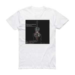 Apocalyptica Amplified A Decade Of Reinventing The Cello Album Cover T-Shirt White