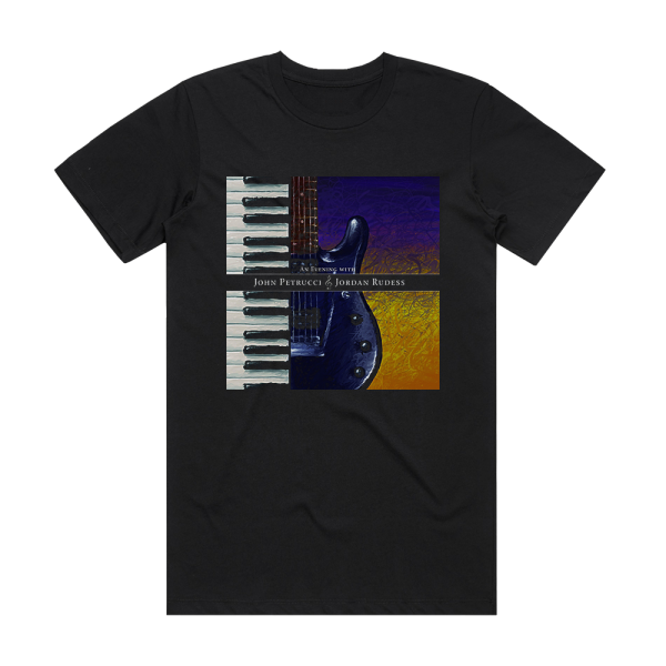 Jordan Rudess An Evening With John Petrucci Jordan Rudess Album Cover T-Shirt Black