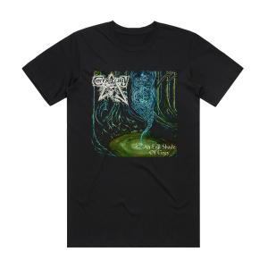 Cemetary An Evil Shade Of Grey Album Cover T-Shirt Black