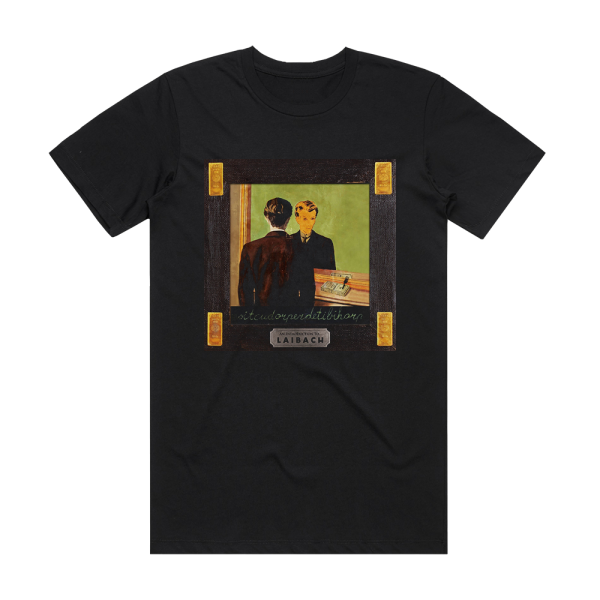 Laibach An Introduction To Laibach Reproduction Prohibited 2 Album Cover T-Shirt Black