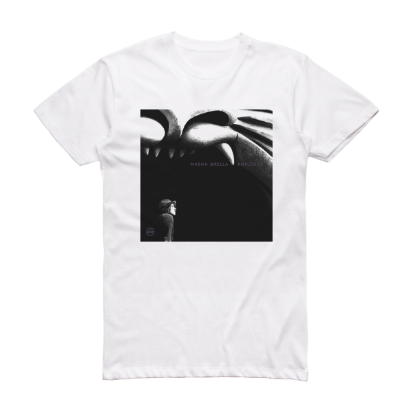 Masha Qrella Analogies Album Cover T-Shirt White